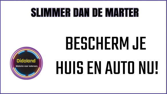 Slimmer dan de marter
