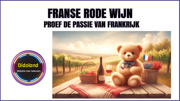 Franse rode wijn: proef de passie van Frankrijk