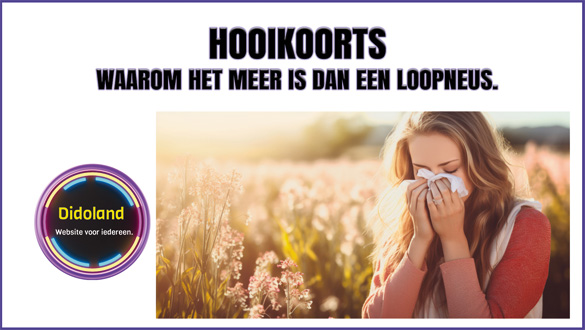 Hooikoorts: waarom het meer is dan een loopneus.