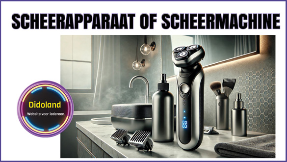Scheerapparaat of Scheermachine