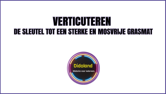 Verticuteren: de sleutel tot een sterke en mosvrije grasmat