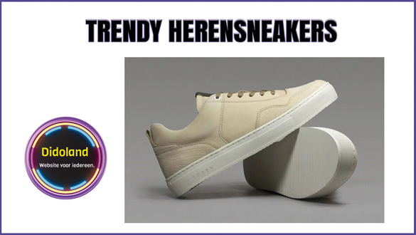 Trendy herensneakers