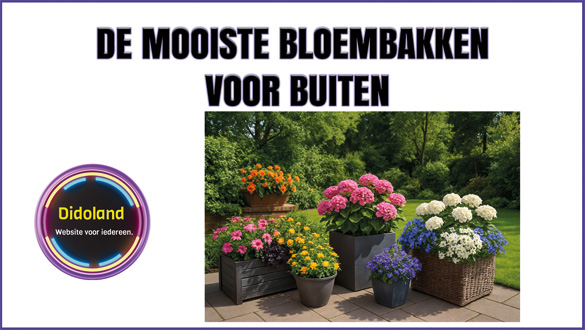 De mooiste bloembakken voor buiten