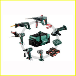 Metabo combo set bouw 6.1 18V Li-Ion accu combiset in tas